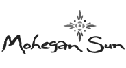 Mohegan Sun Casino logo gray